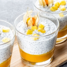 Chia seeds with natural yogurt and mango (1pc/190 gr) - 2