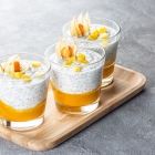 Chia seeds with natural yogurt and mango (1pc/190 gr)